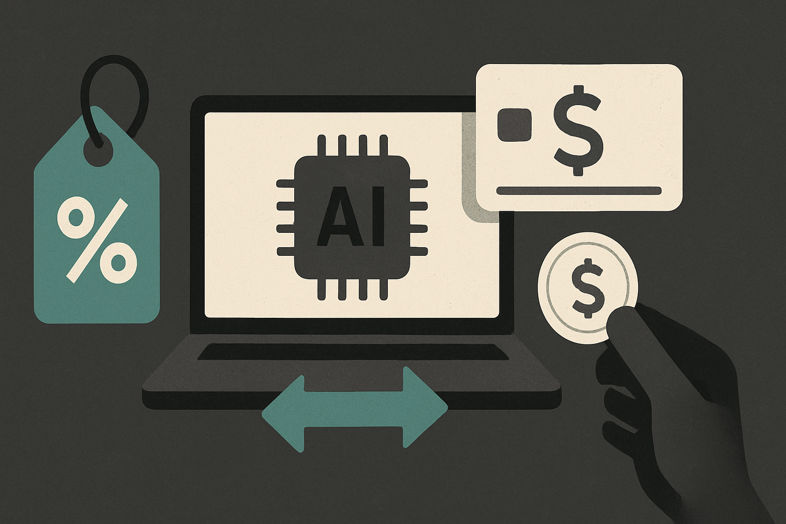 Illustrasjon for Markedsplass for AI-deals og omsettelige kreditter