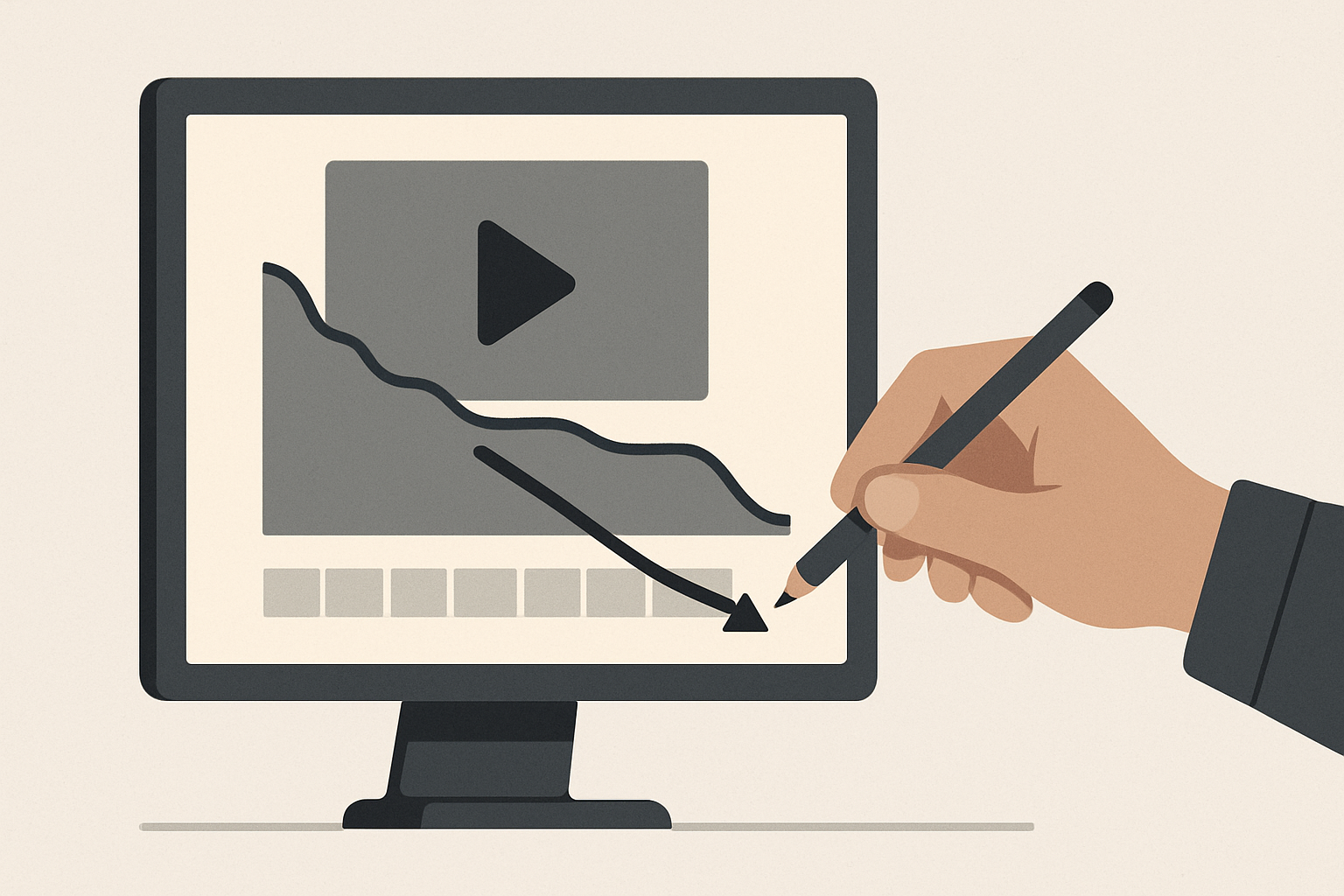 Illustrasjon for Plattform for å forutsi video-retensjon før publisering