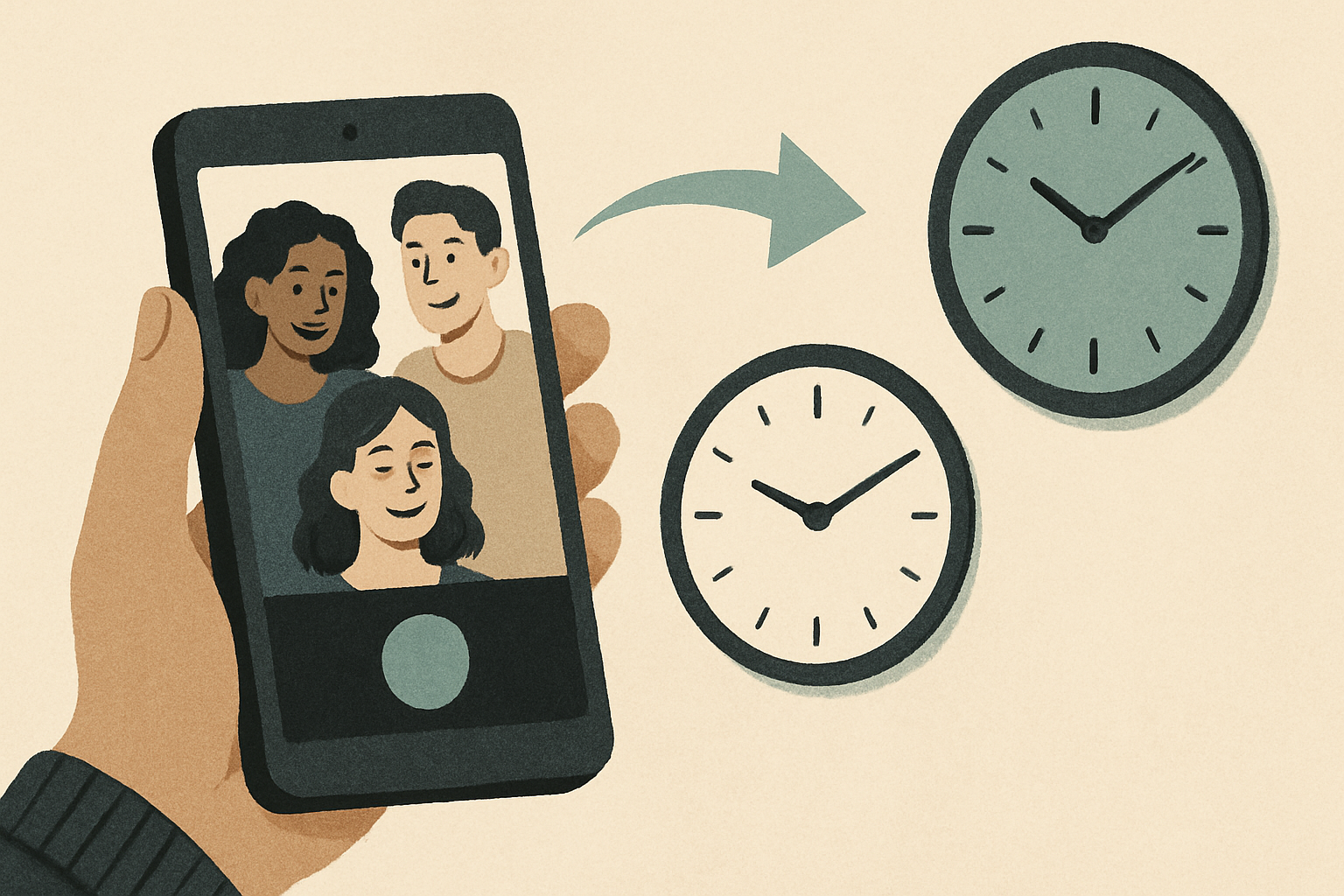 Illustrasjon for Micro-vlogging: timebasert dagbok for nære venner