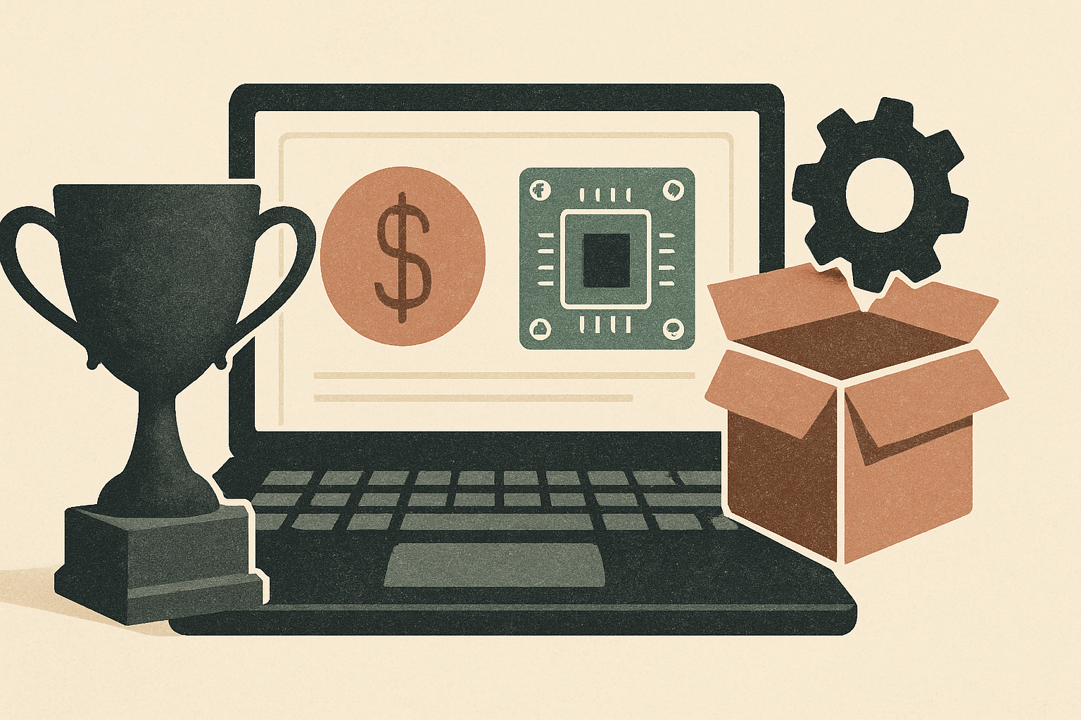Illustrasjon for Plattform for hardware-konkurranser ("Kaggle for maskinvare")