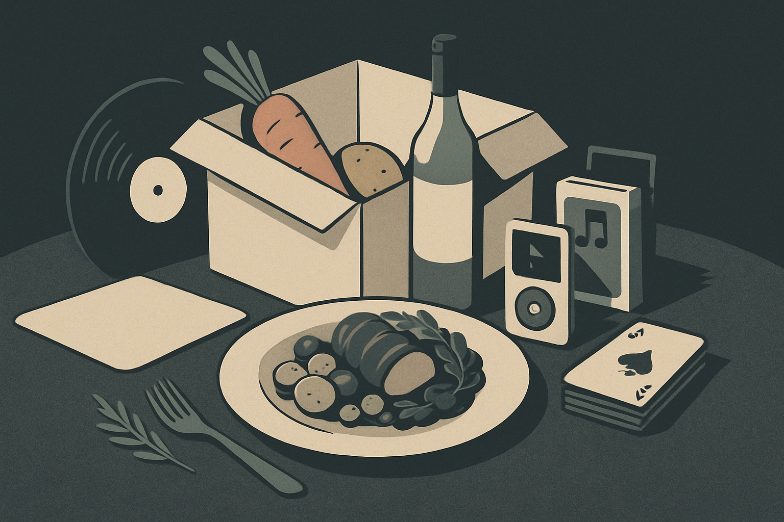 Illustrasjon for HelloFresh for middagsselskaper